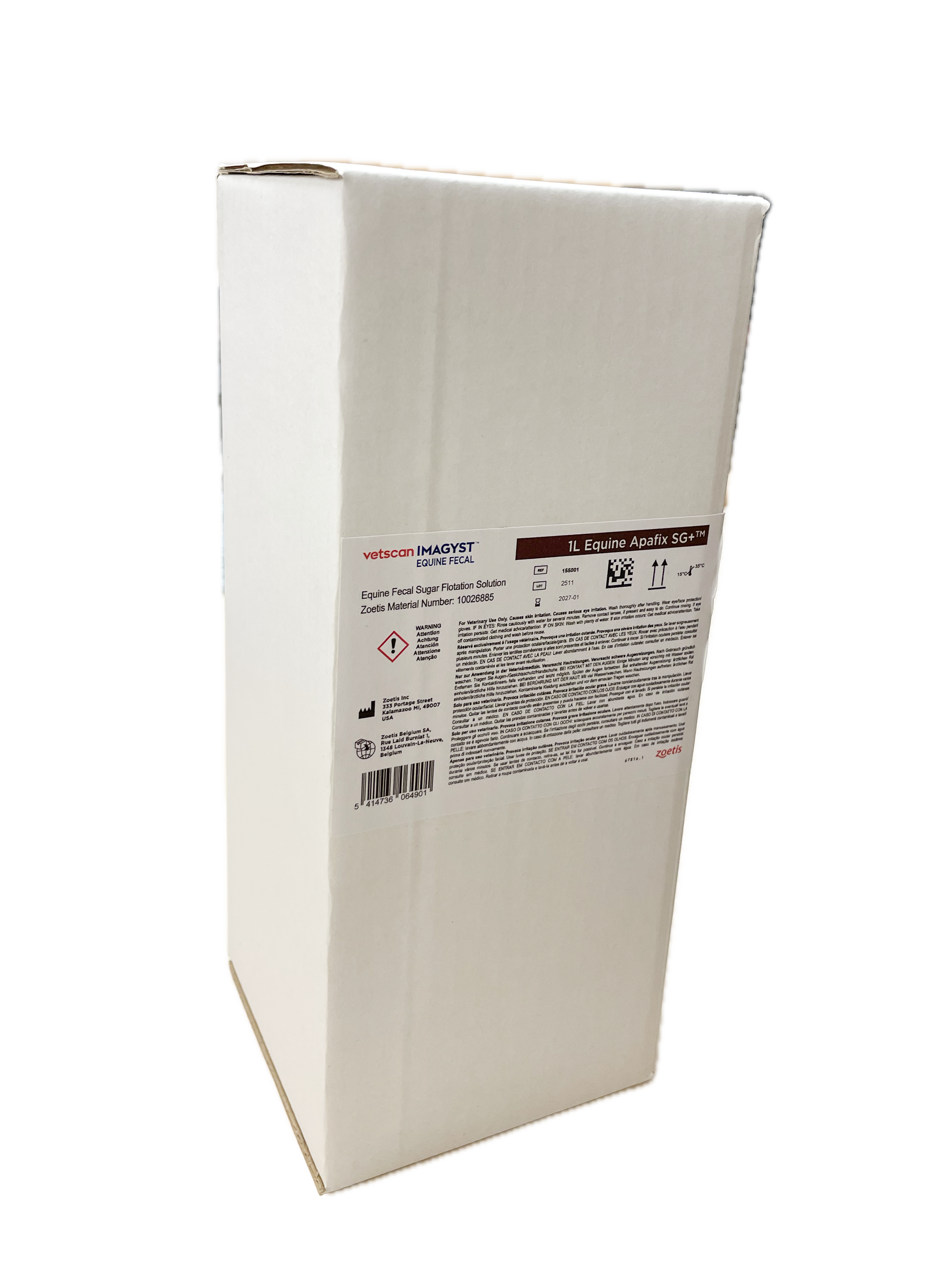 Bilde av Zoetis Vetscan Imagyst Equine Fecal Sugar Flotation Solution