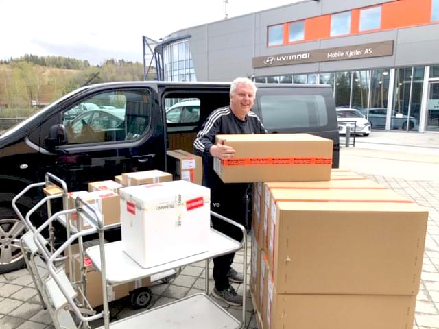 Yngve Døli, vår designerte budbilsjåfør fra "Bor i bilen"