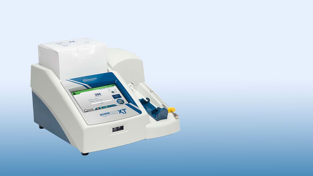 Få kontroll på osmolaliteten – med OsmoTECH XT osmometer