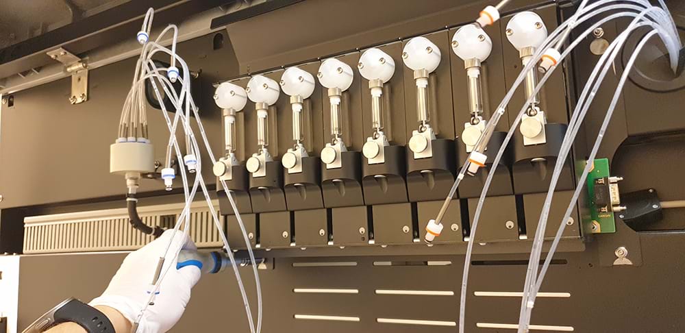 Dilutorer for væskebassert pipettering.