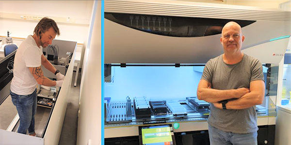 Serviceingeniør Geir Kildahl og Produktsjef Morten Thorsholt.