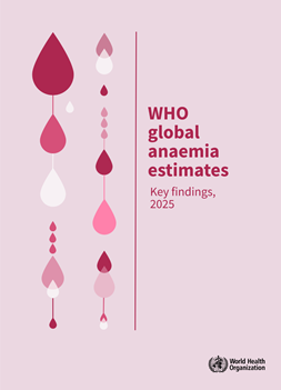 Faksimile av WHO-publikasjon Global anaemia estimates, Key findings 2025