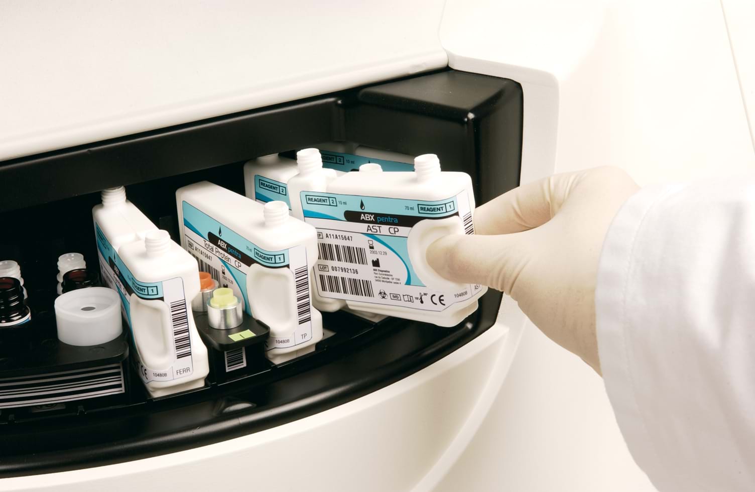 Pentra reagens kassett miljø